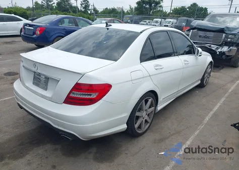 2013 Mercedes-Benz C 350 Sport from USA, damaged, VIN WDDGF5HB3DA751342